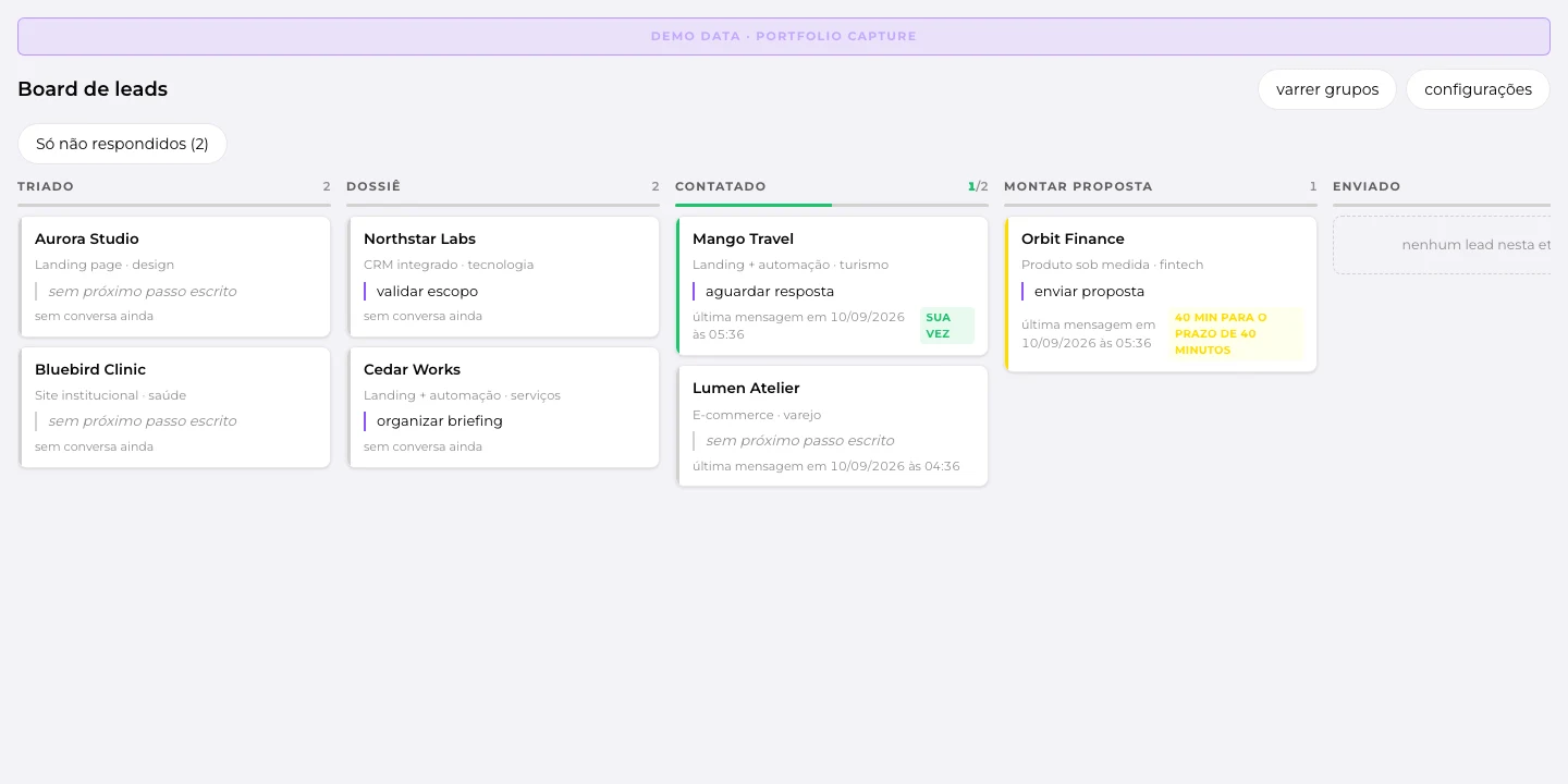 Squadhouse internal lead CRM